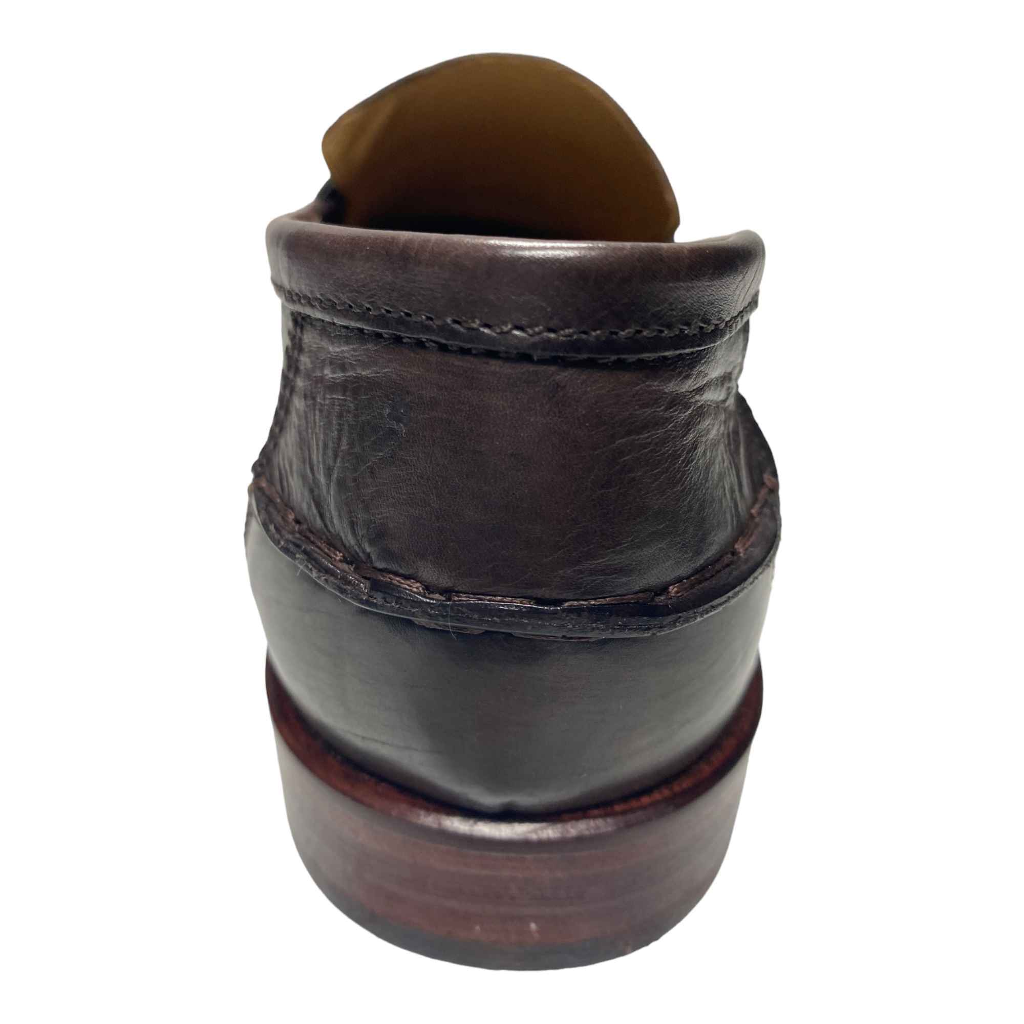 SCARPE MOCASSINO CASUAL UOMO JP DAVID DIVER 38767 9 PELLE MORO ORIGINALE PE