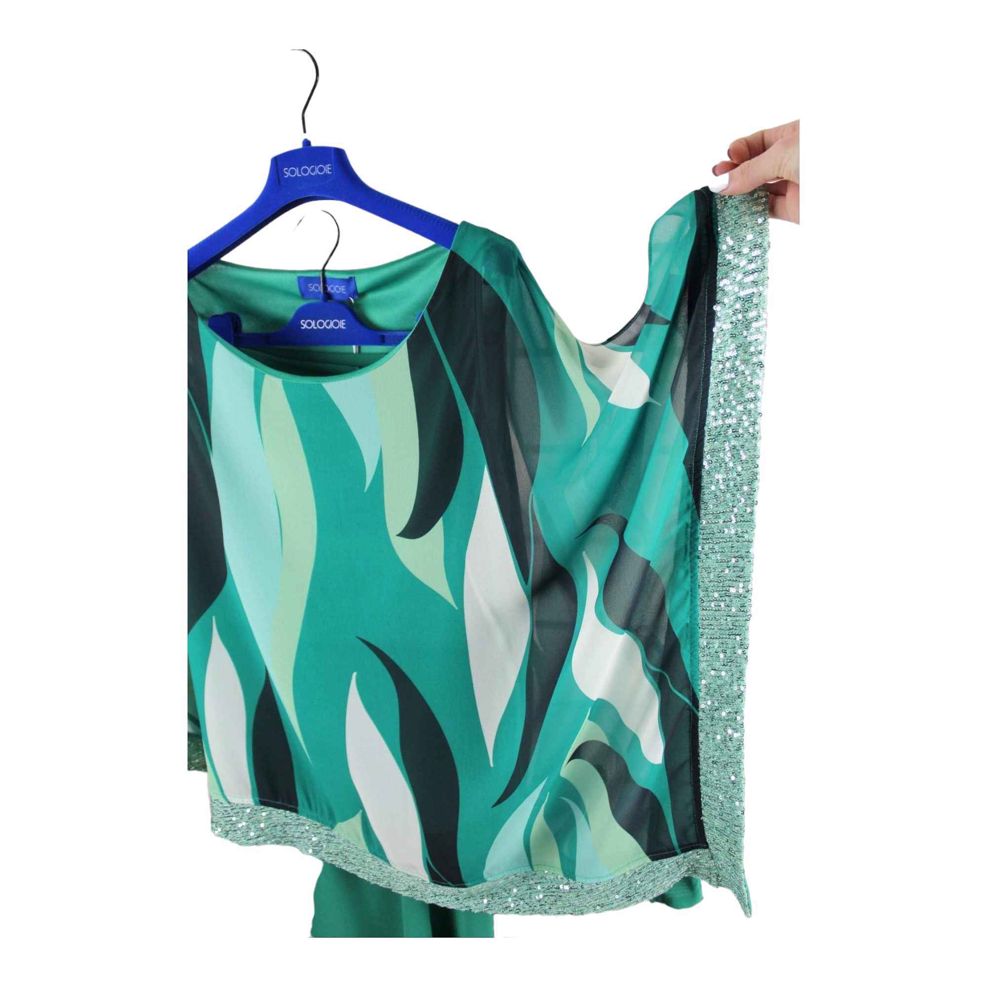 ABITO CERIMONIA COMPLETO DONNA SOLO GIOIE 2301 5C 7410 S2510 ORIGINALE PE 2023