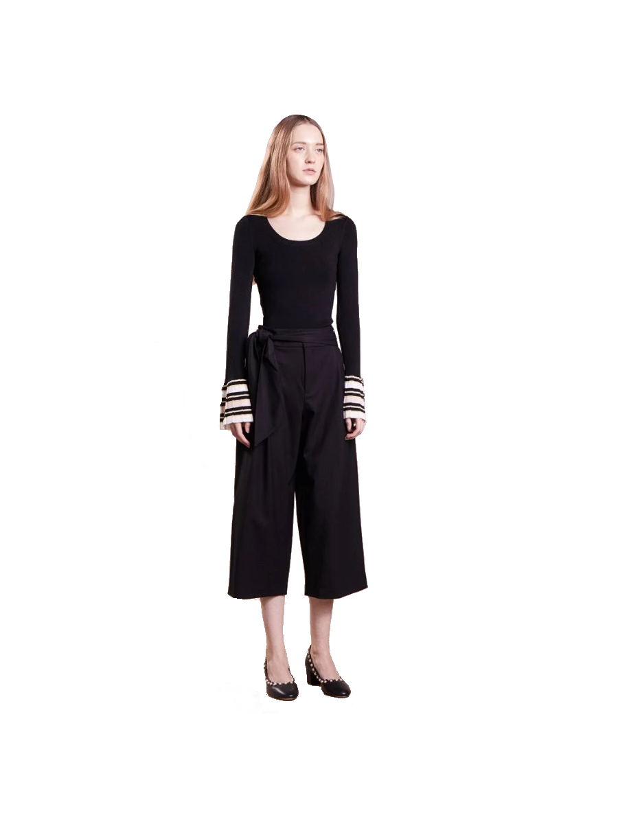 MAGLIA MAGLIE DONNA PATRIZIA PEPE 8M0619 A3AL NERO ORIGINALE AI