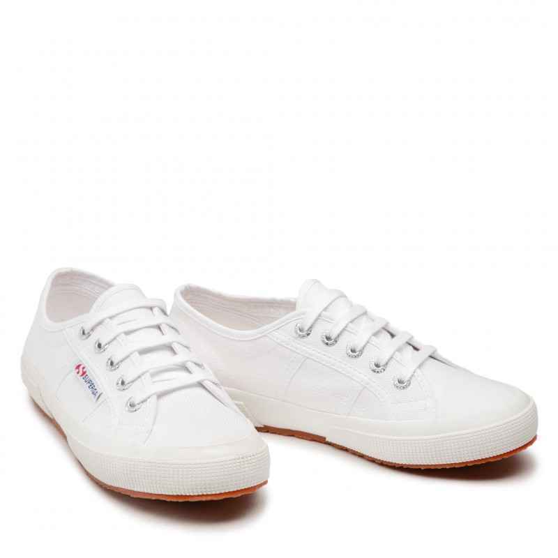SCARPE SNEAKERS UOMO SUPERGA 2750 COTU CLASSIC COTONE BIANCO ORIGINALE PE 2023