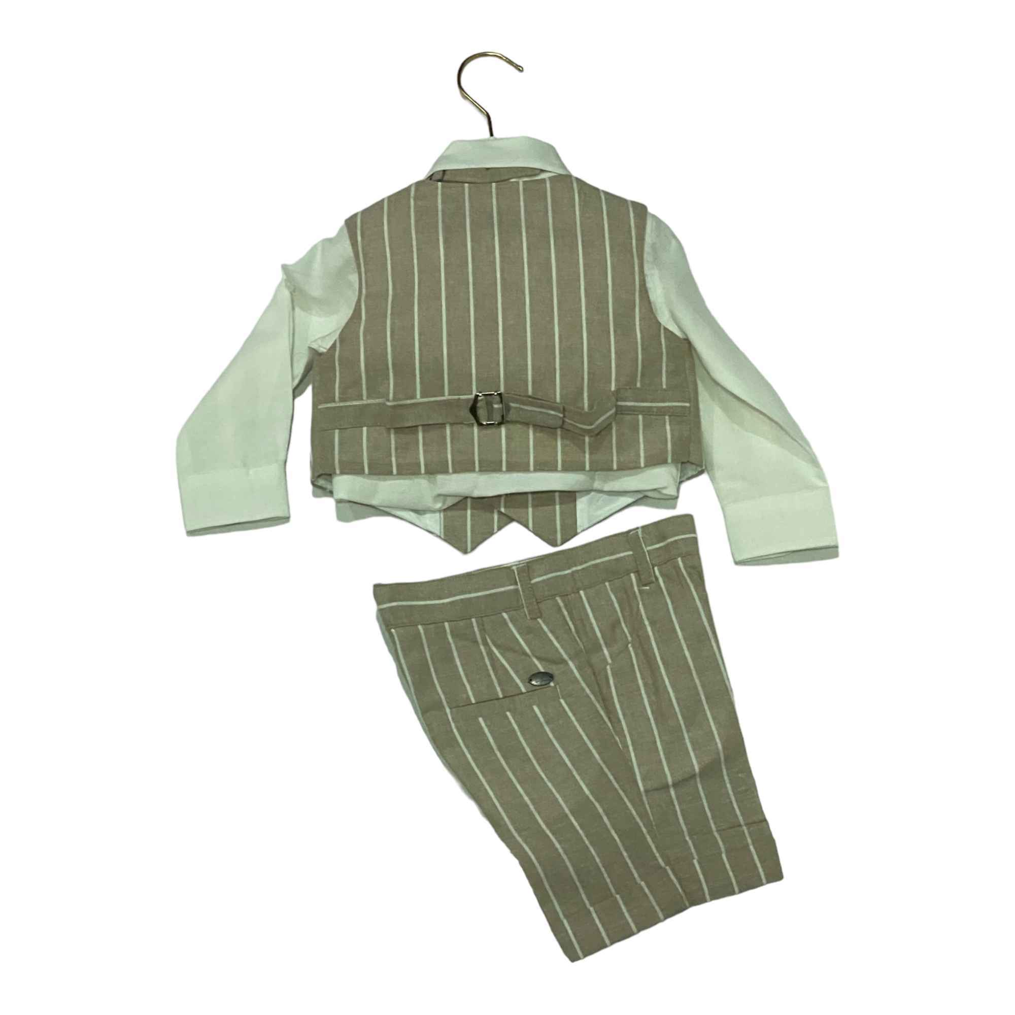 ABITO COMPLETO CERIMONIA BIMBO LES GAMINS LGMP4020988N LINO ORIGINALE PE 2023