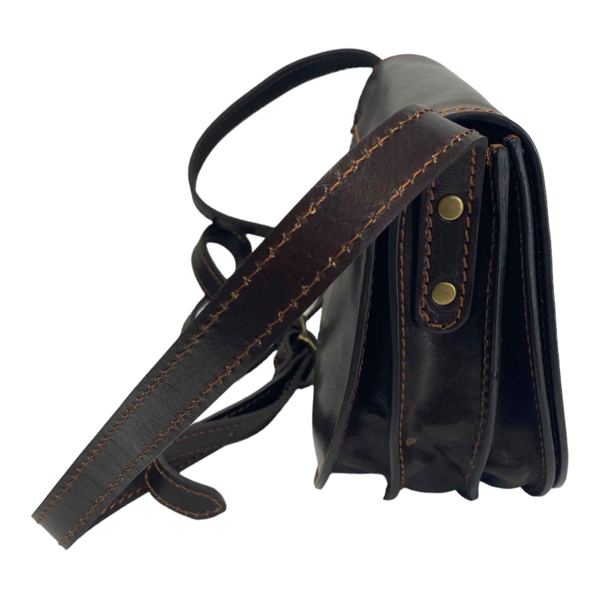 BORSA BORSE DONNA LAVORAZIONE ARTIGIANALE 6568 1282 PELLE MORO ORIGINALE