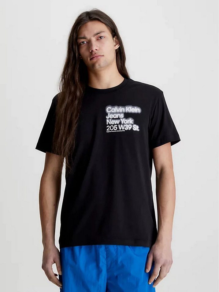 MAGLIA T SHIRT UOMO CALVIN KLEIN JEANSJ30J322870 BEH COTONE ORIGINALE PE 2023