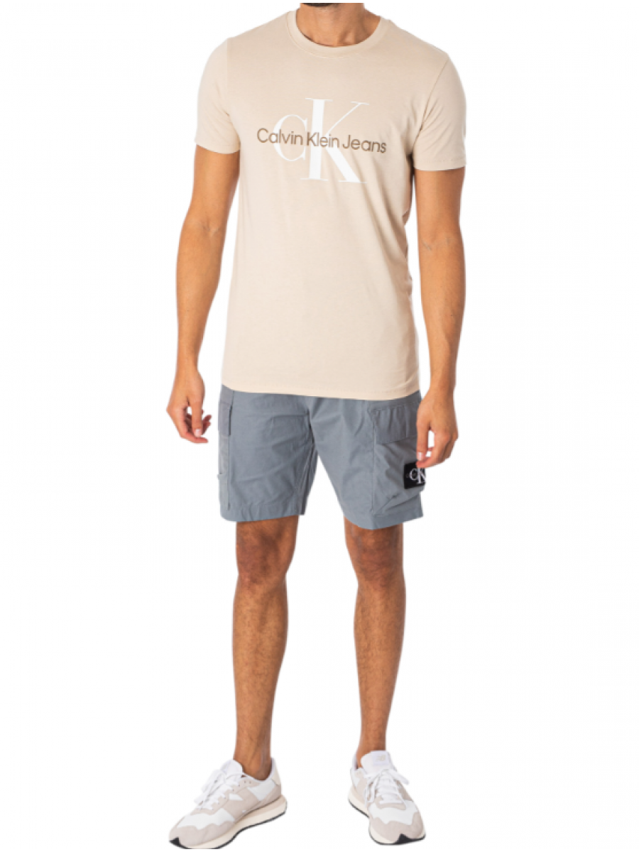 BERMUDA SHORT UOMO CALVIN KLEIN JEANS J30J322910 PN6 COTONE ORIGINALE PE 2023