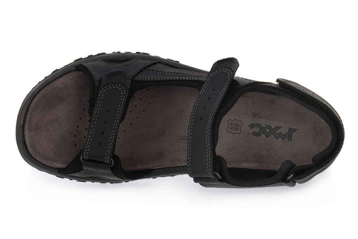 SCARPE SANDALI SANDALO UOMO IMAC 352980 3400 PELLE NERO ORIGINALE PE