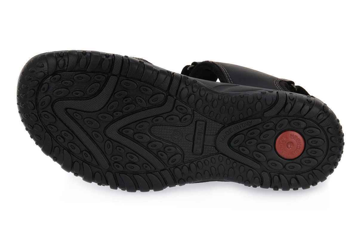 SCARPE SANDALI SANDALO UOMO IMAC 352980 3400 PELLE NERO ORIGINALE PE