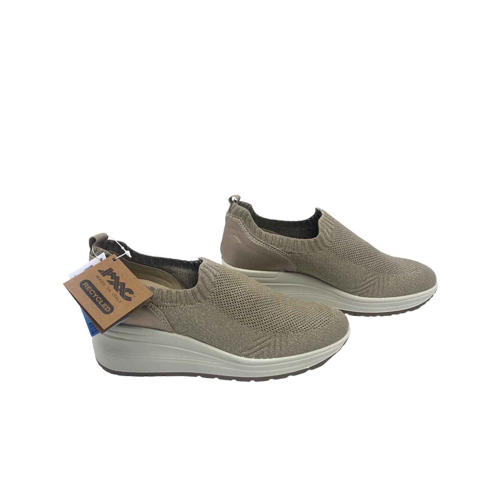 SCARPE SLIP ON SNEAKERS ZEPPA DONNA IMAC 197345 355540 BEIGE ORIGINALE PE 2023