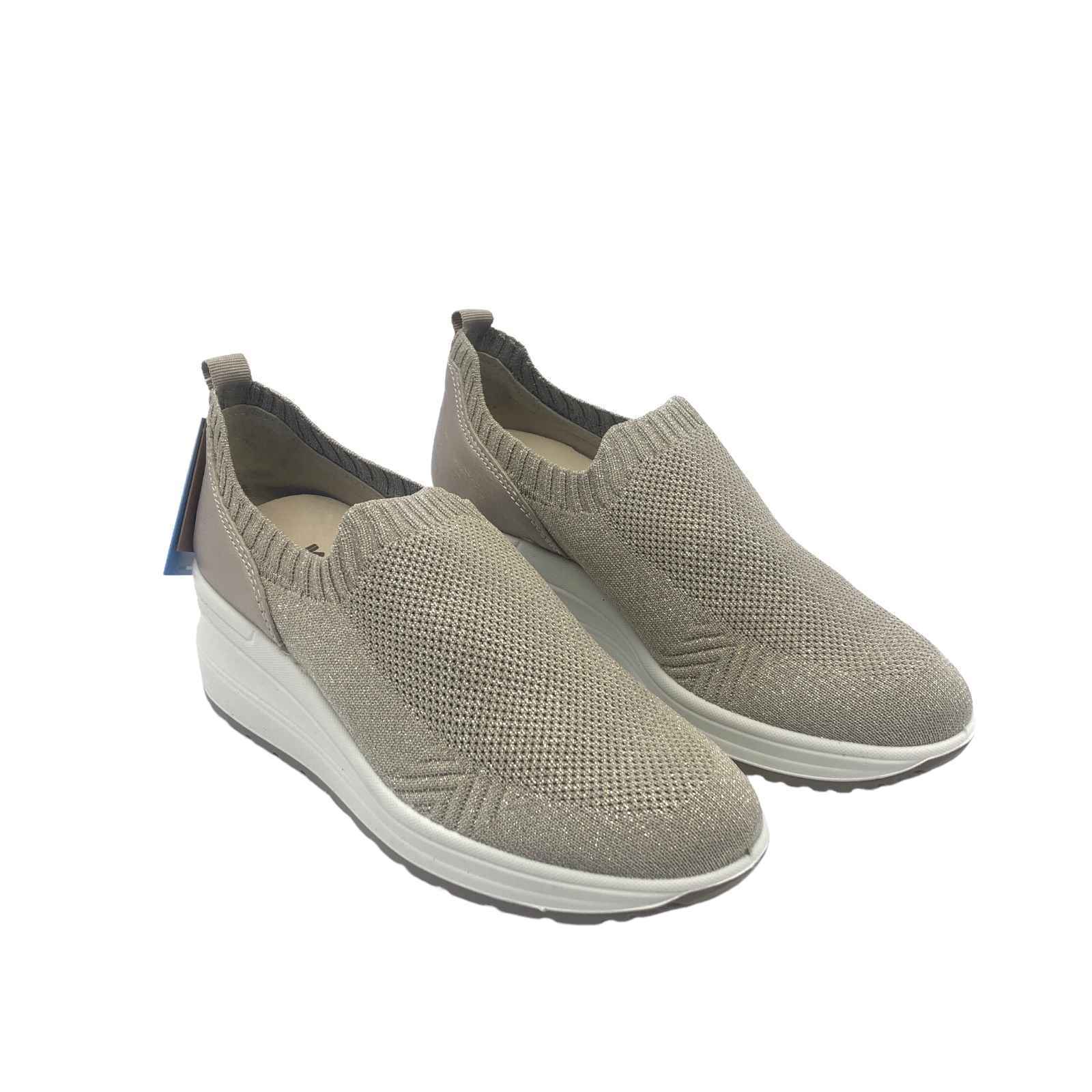 SCARPE SLIP ON SNEAKERS ZEPPA DONNA IMAC 197345 355540 BEIGE ORIGINALE PE 2023