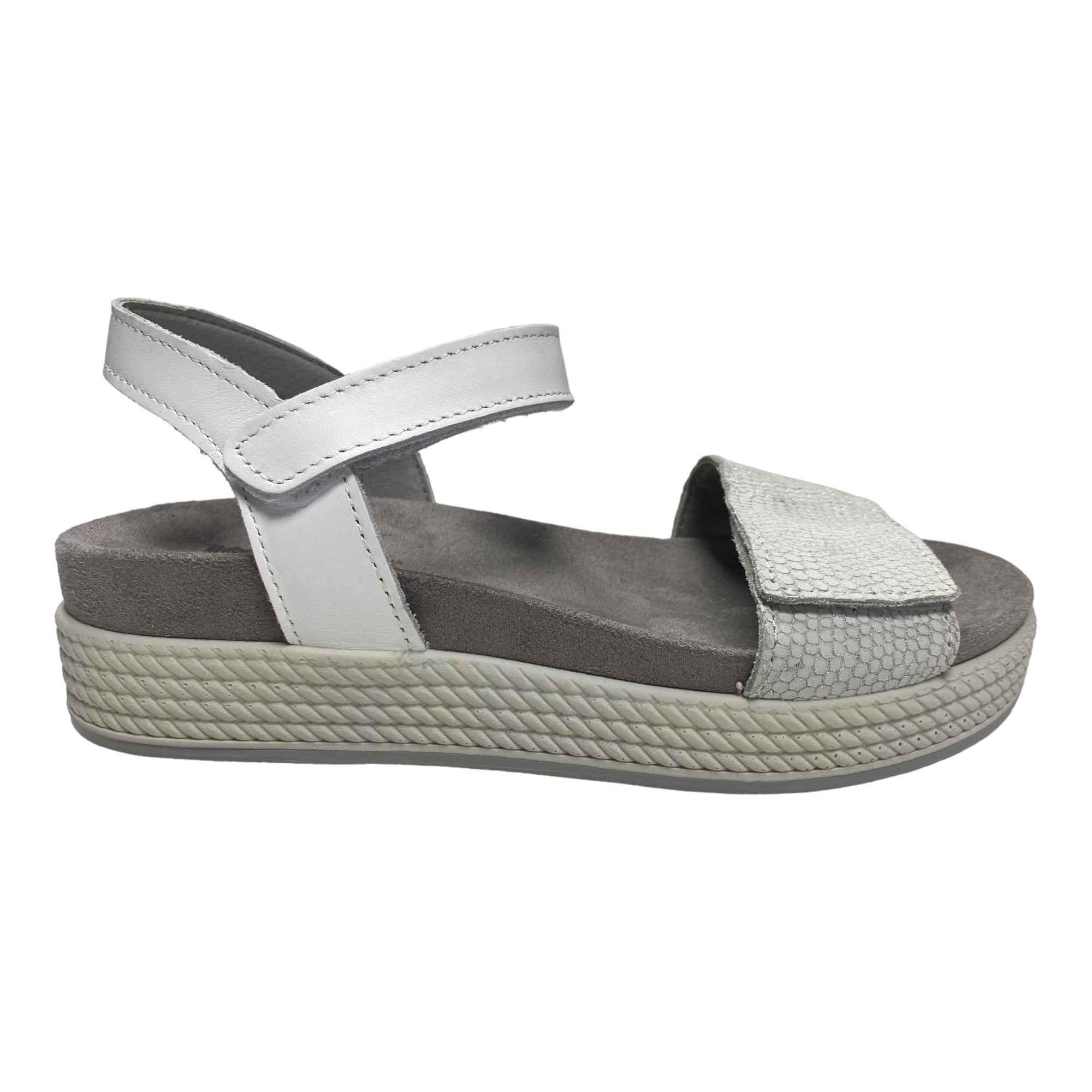 SCARPE SANDALO SANDALI DONNA IMAC 357700 30345 PELLE BIANCO ORIGINALE PE 2023