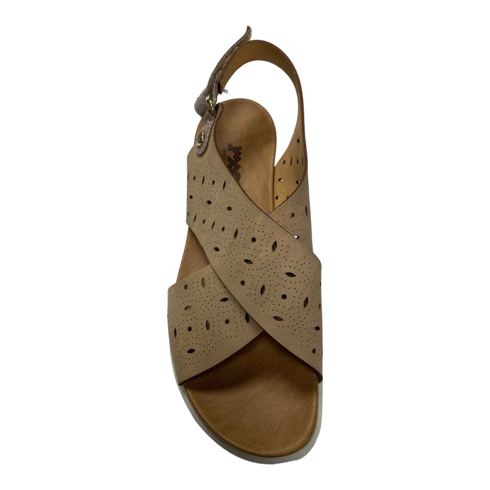 SCARPE SANDALO SANDALI ZEPPA DONNA IMAC 186683 158090 PELLE BEIGE ORIGINALE PE