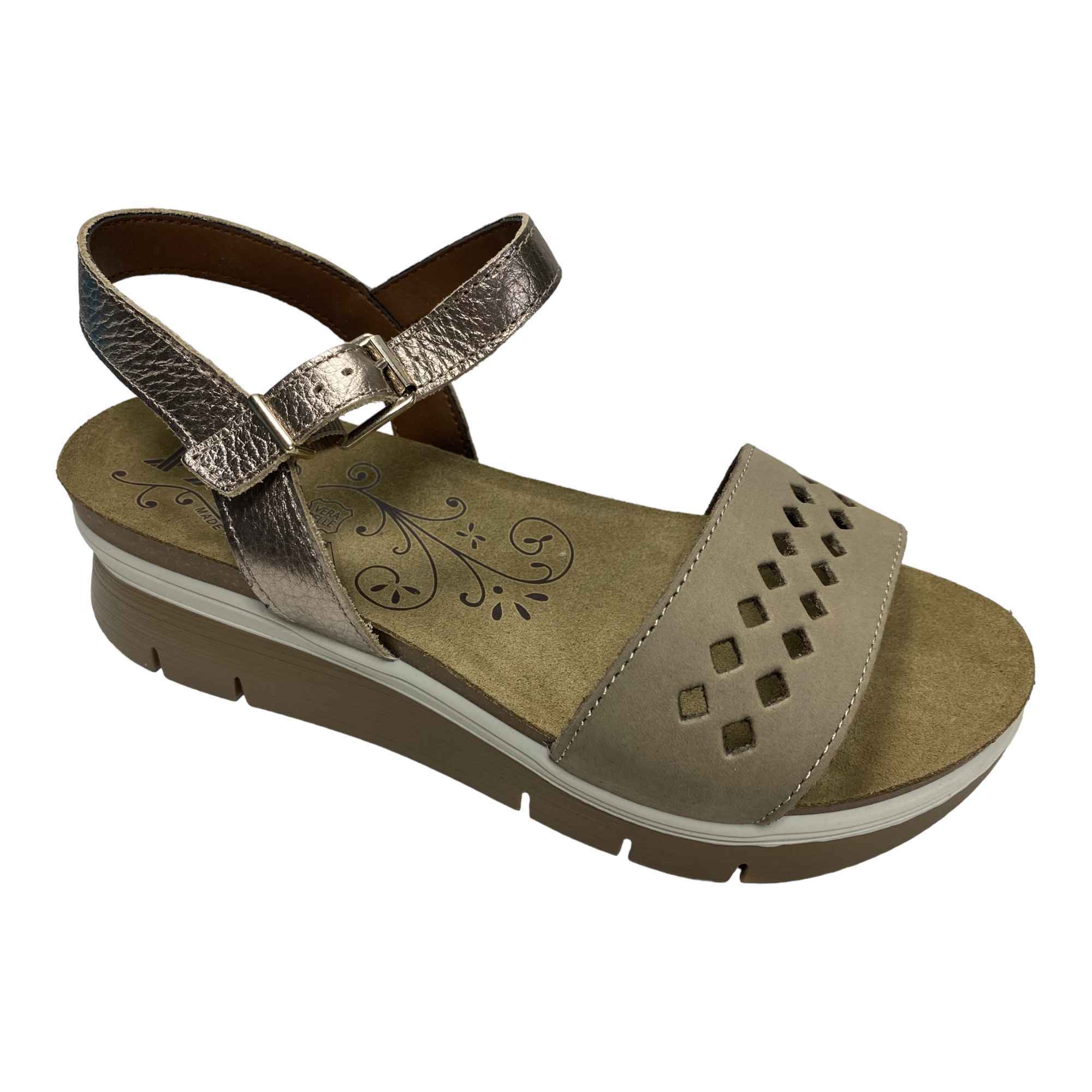 SCARPE SANDALO SANDALI ZEPPA DONNA IMAC 509190 30013 PELLE BEIGE ORIGINALE PE