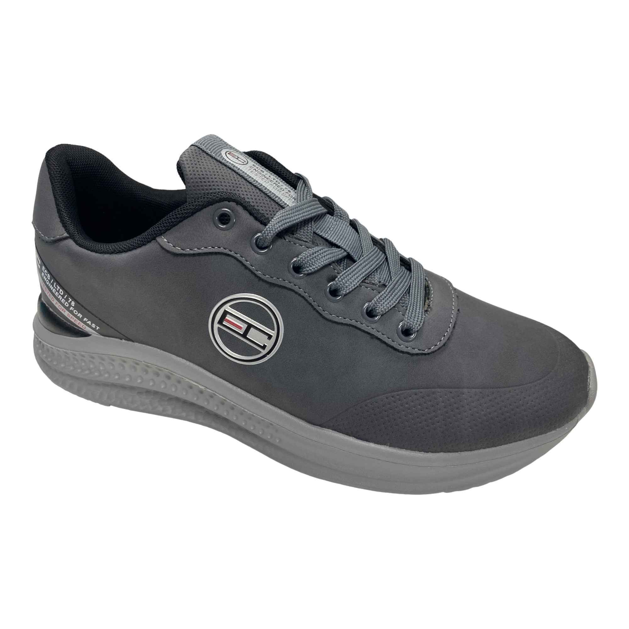 SCARPE SNEAKERS UOMO ENRICO COVERI POWELL ECS225304 GRIGIO ORIGINALE PE 2023