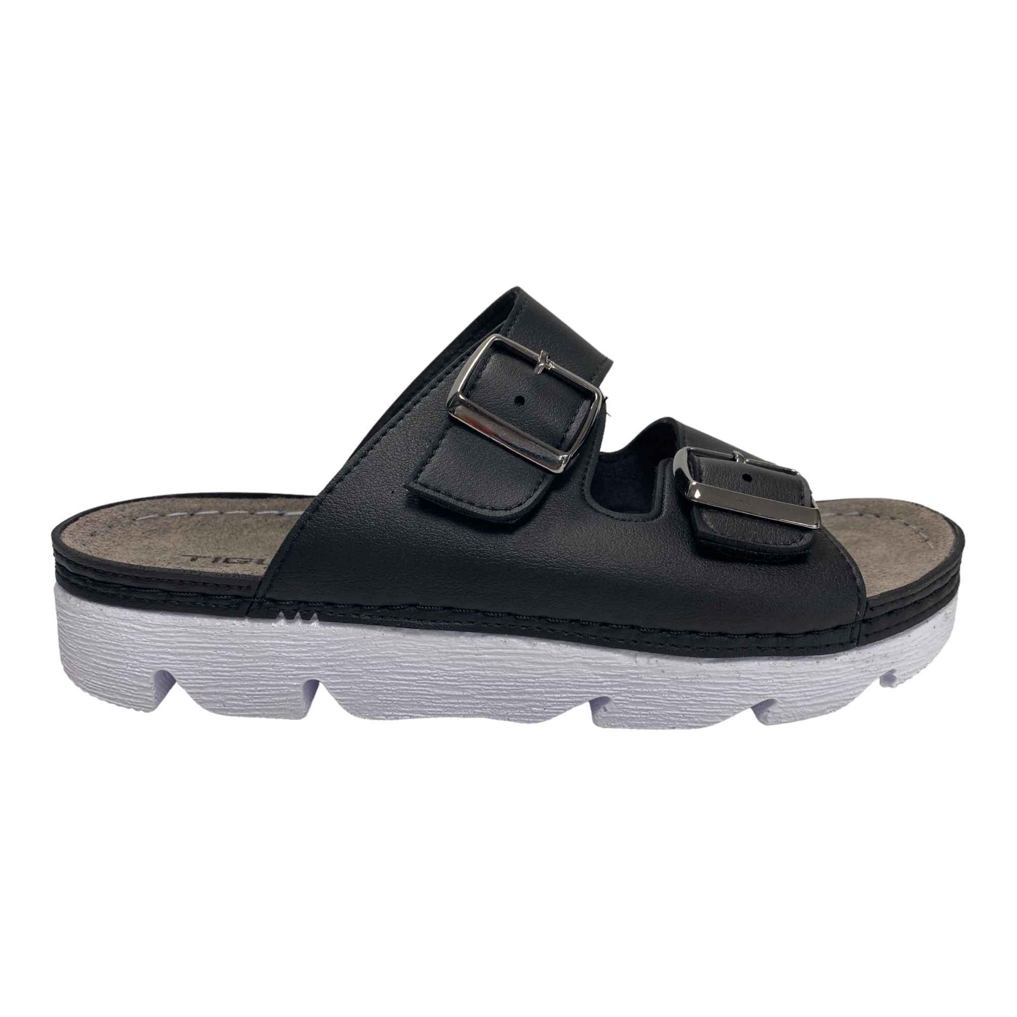 SCARPE CIABATTE SANDALI DONNA TIGLIO 2000 ECO PELLE NERO ORIGINALE PE 2023