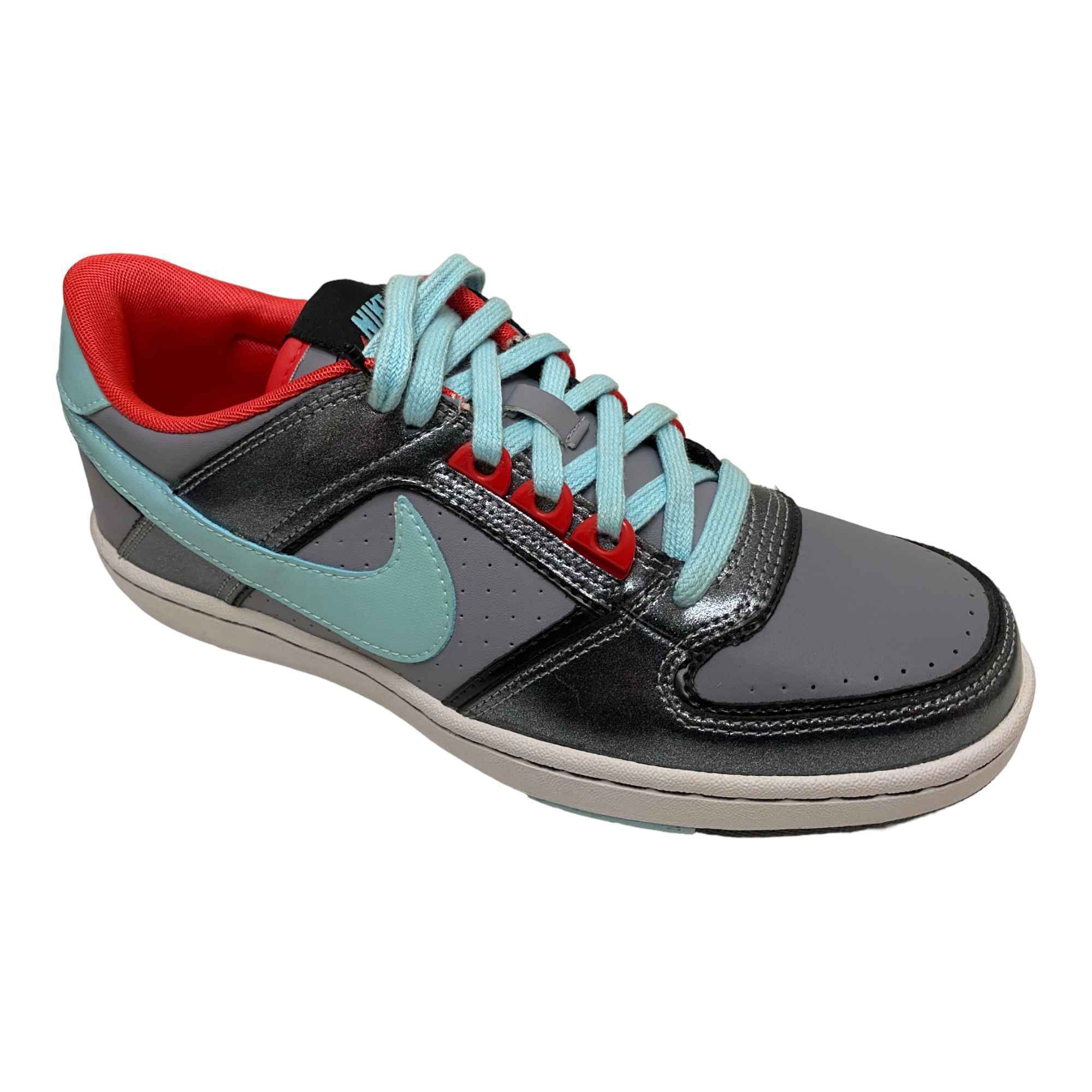 SCARPE SNEAKERS DONNA NIKE DELTA LITE 365950 PELLE GRIGIO ORIGINALE AI