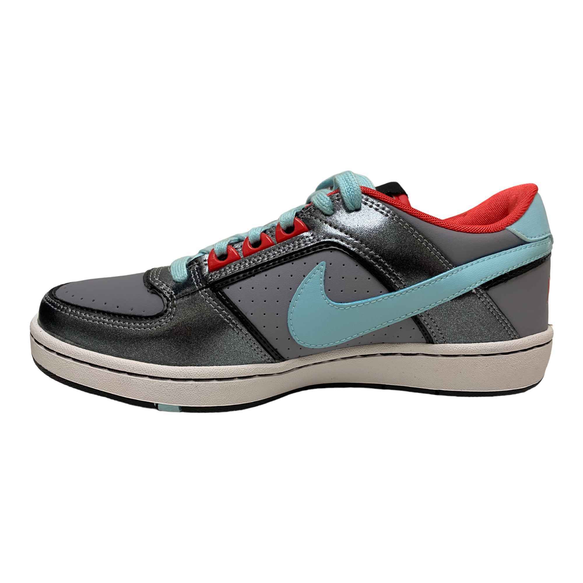 SCARPE SNEAKERS DONNA NIKE DELTA LITE 365950 PELLE GRIGIO ORIGINALE AI