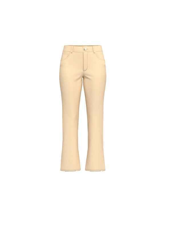 PANTALONE DONNA EMME MARELLA REMORE 23513608392 003 BEIGE ORIGINALE AI 2024