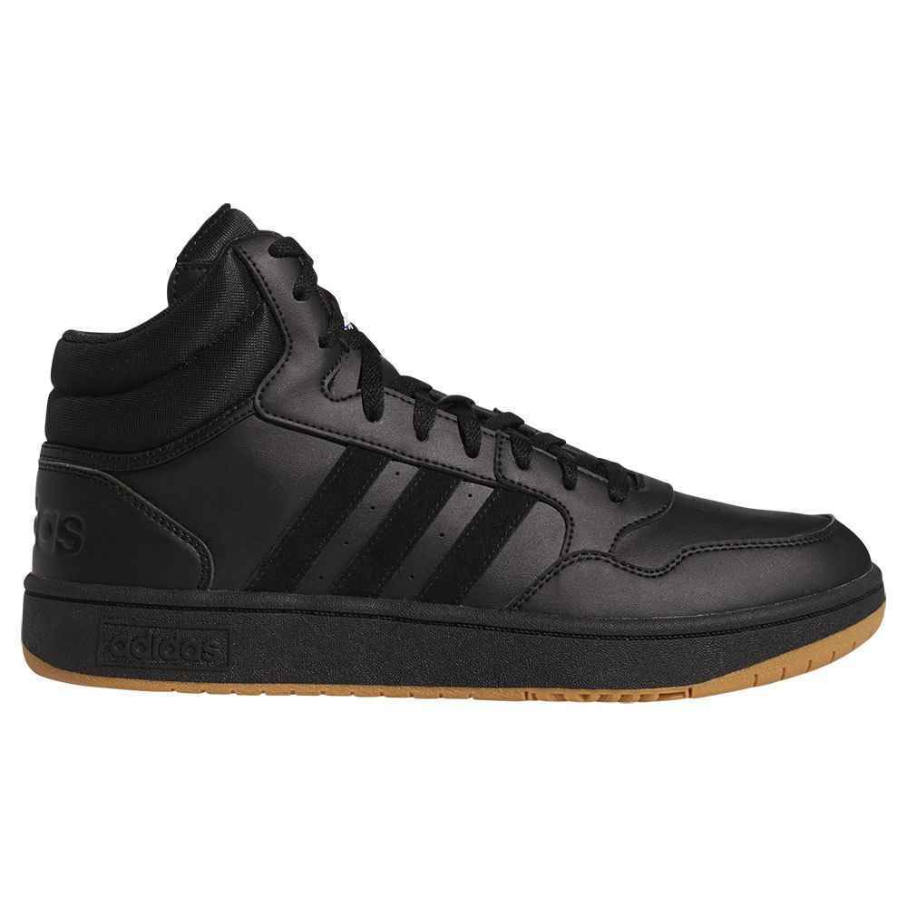 SCARPE SNEAKERS UOMO ADIDAS HOOPS 30 MID GY4745 ECO PELLE NERO ORIGINALE AI 2024
