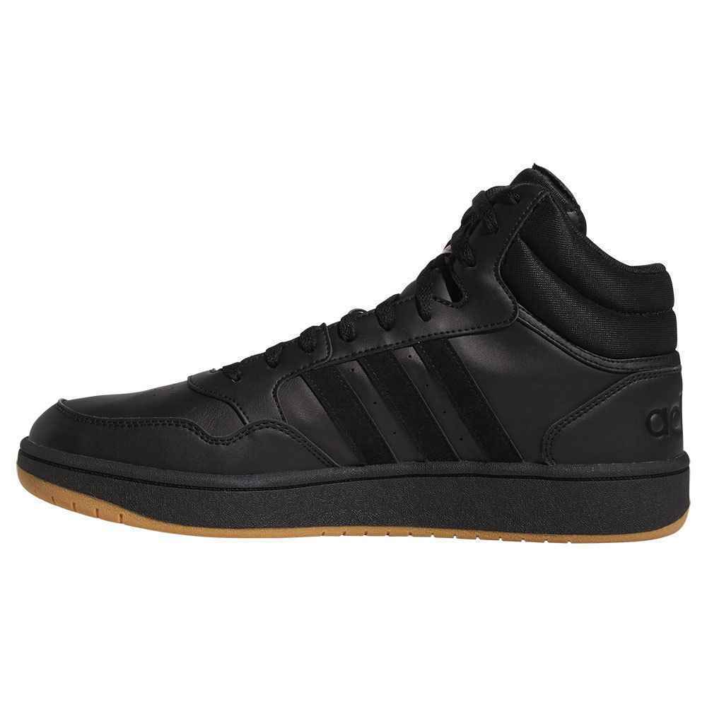 SCARPE SNEAKERS UOMO ADIDAS HOOPS 30 MID GY4745 ECO PELLE NERO ORIGINALE AI 2024