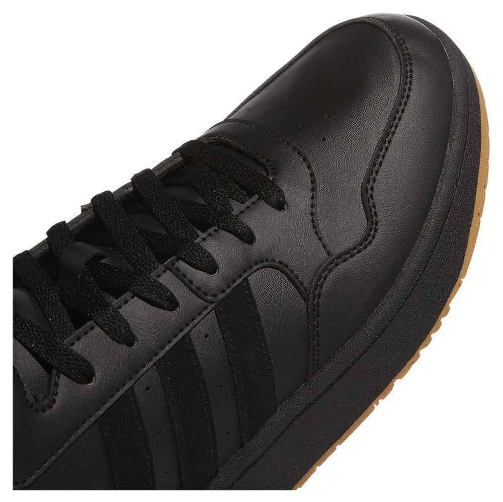 SCARPE SNEAKERS UOMO ADIDAS HOOPS 30 MID GY4745 ECO PELLE NERO ORIGINALE AI 2024