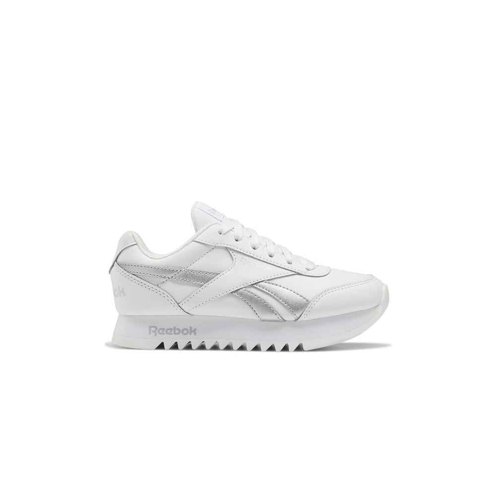 SCARPE SNEAKERS BAMBINA REEBOK ROYAL CLJOG GW9411 BIANCO ORIGINALE AI 2024