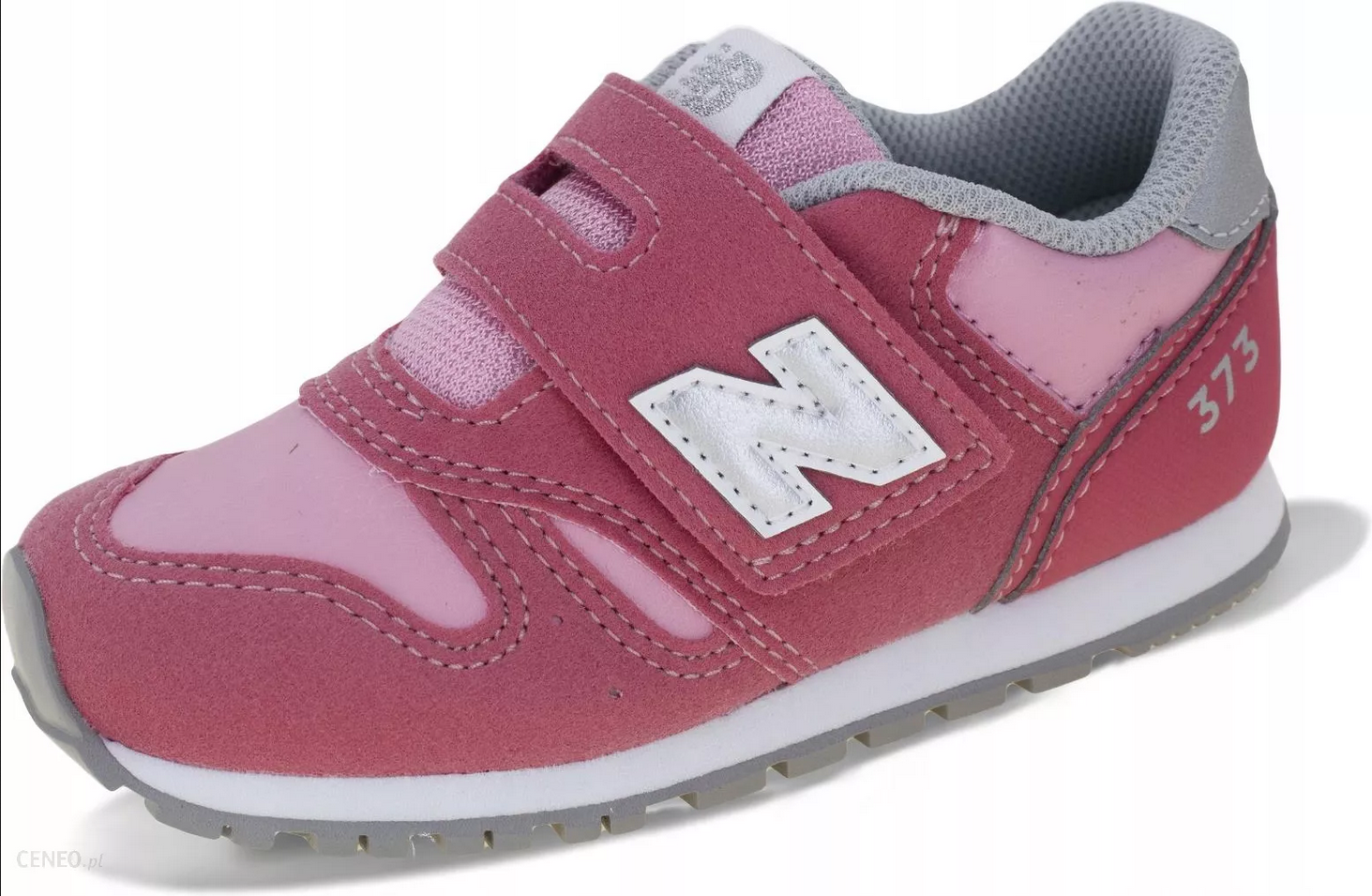 SCARPE SNEAKERS BAMBINA NEW BALANCE IZ373SN2 ECO PELLE ROSA ORIGINALE AI 2024