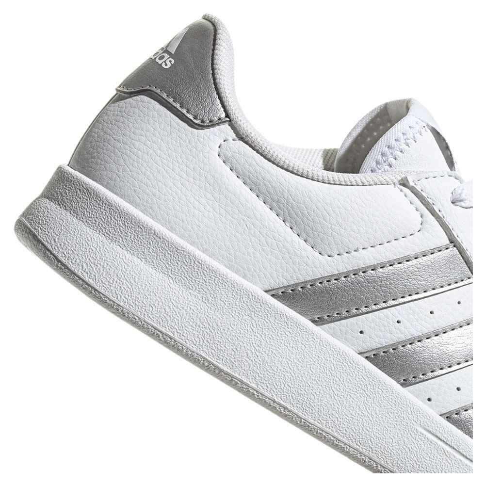 SCARPE SNEAKERS DONNA ADIDAS BREAKNET 2 HP9440 ECO PELLE BIANCO ORIGINAL AI 2024