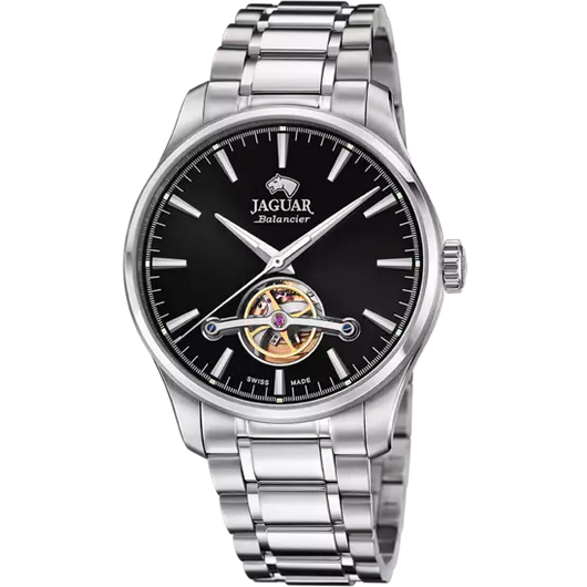 OROLOGIO AUTOMATICO UOMO JAGUAR J965 5 ACCIAIO NERO 41.5 ORIGINALE AI 2024