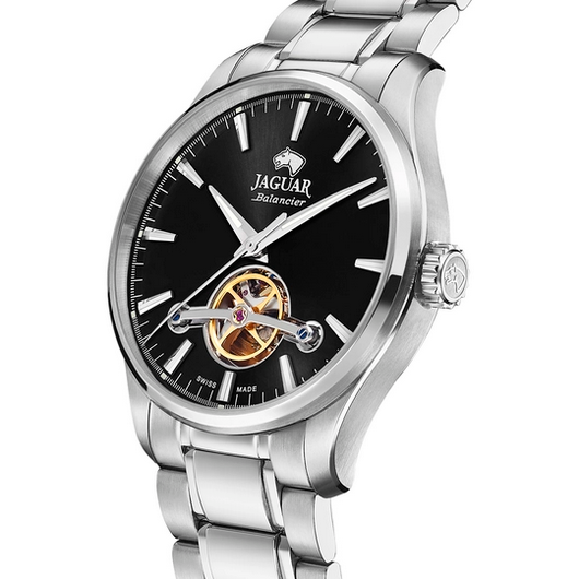 OROLOGIO AUTOMATICO UOMO JAGUAR J965 5 ACCIAIO NERO 41.5 ORIGINALE AI 2024