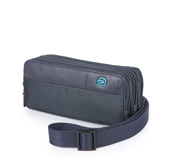 BORSA BORSE BORSELLO POCHETTE UOMO PIQUADRO AC2141P16 PELLE BLU ORIGINAL AI 2024