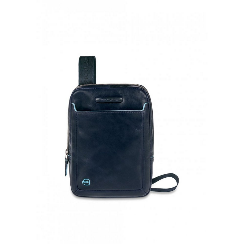 BORSA BORSELLO TRACOLLA UOMO PIQUADRO CA3084B2 PELLE BLU ORIGINALE AI 2024