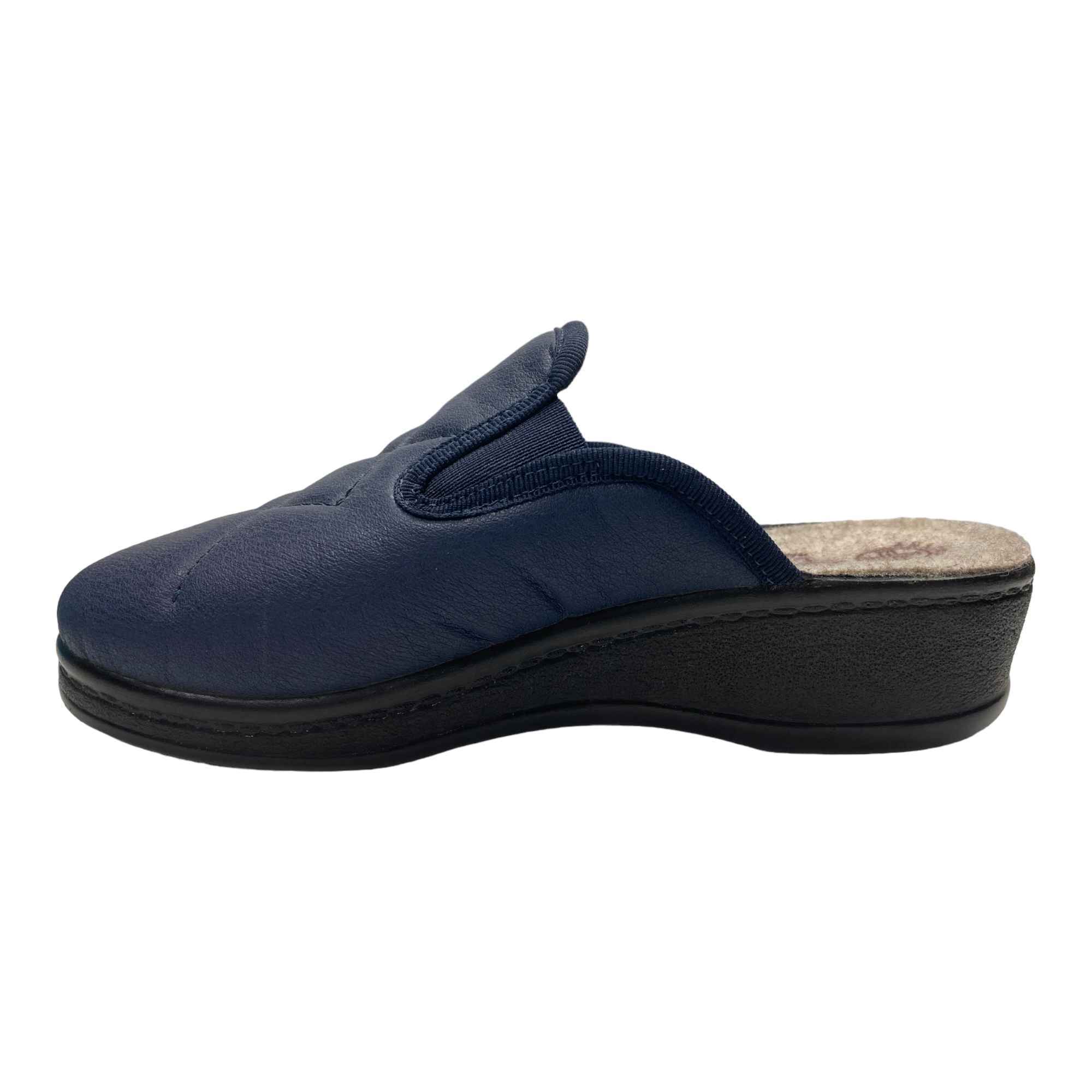 SCARPE PANTOFOLE CIABATTE DONNA SANITAL LIGHT OPERA 1302 BLU ORIGINALE AI