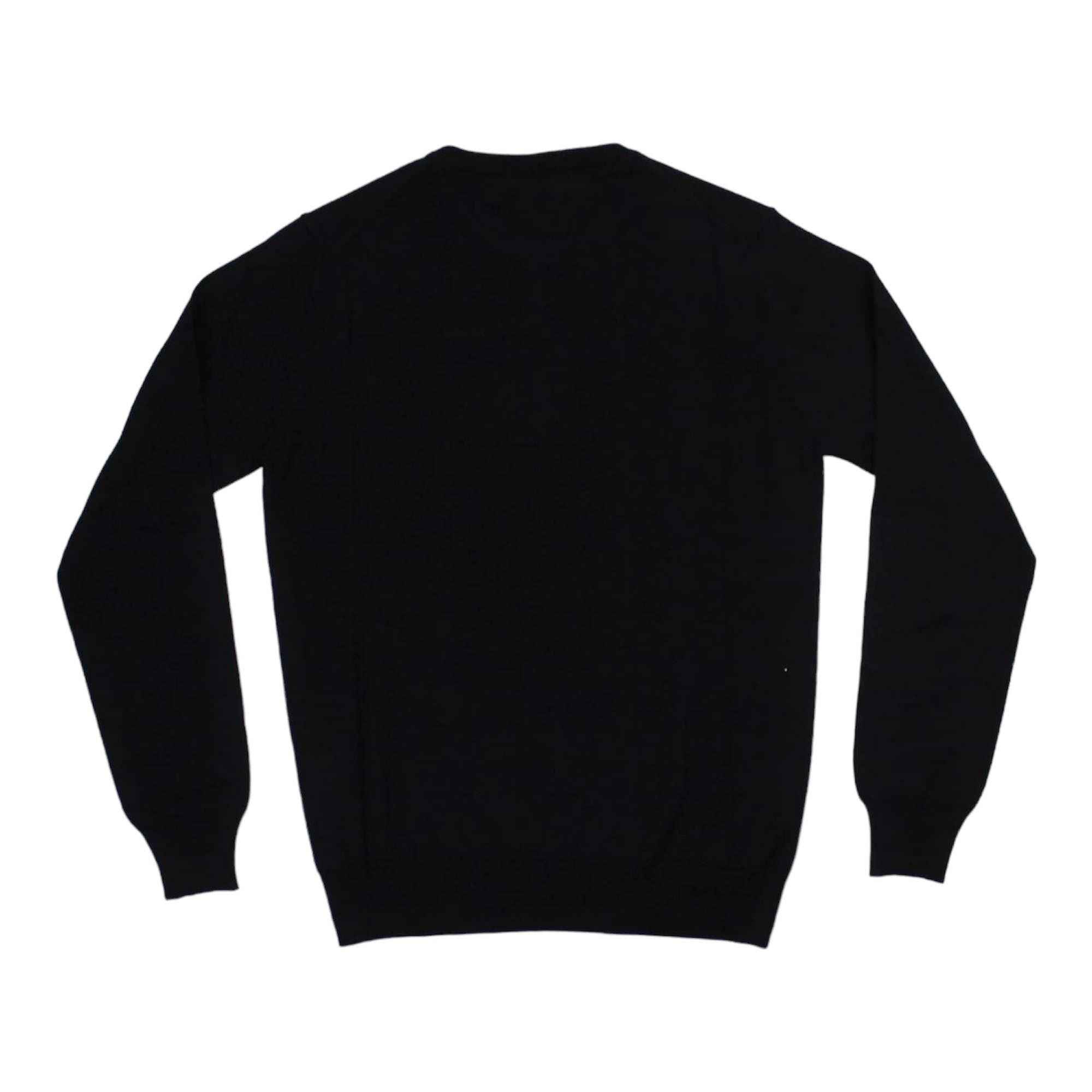 MAGLIA MAGLIONE MAGLIE UOMO FILIPPO RIBERTI FR3000 001 LANA NERO ORIGINAL 2024