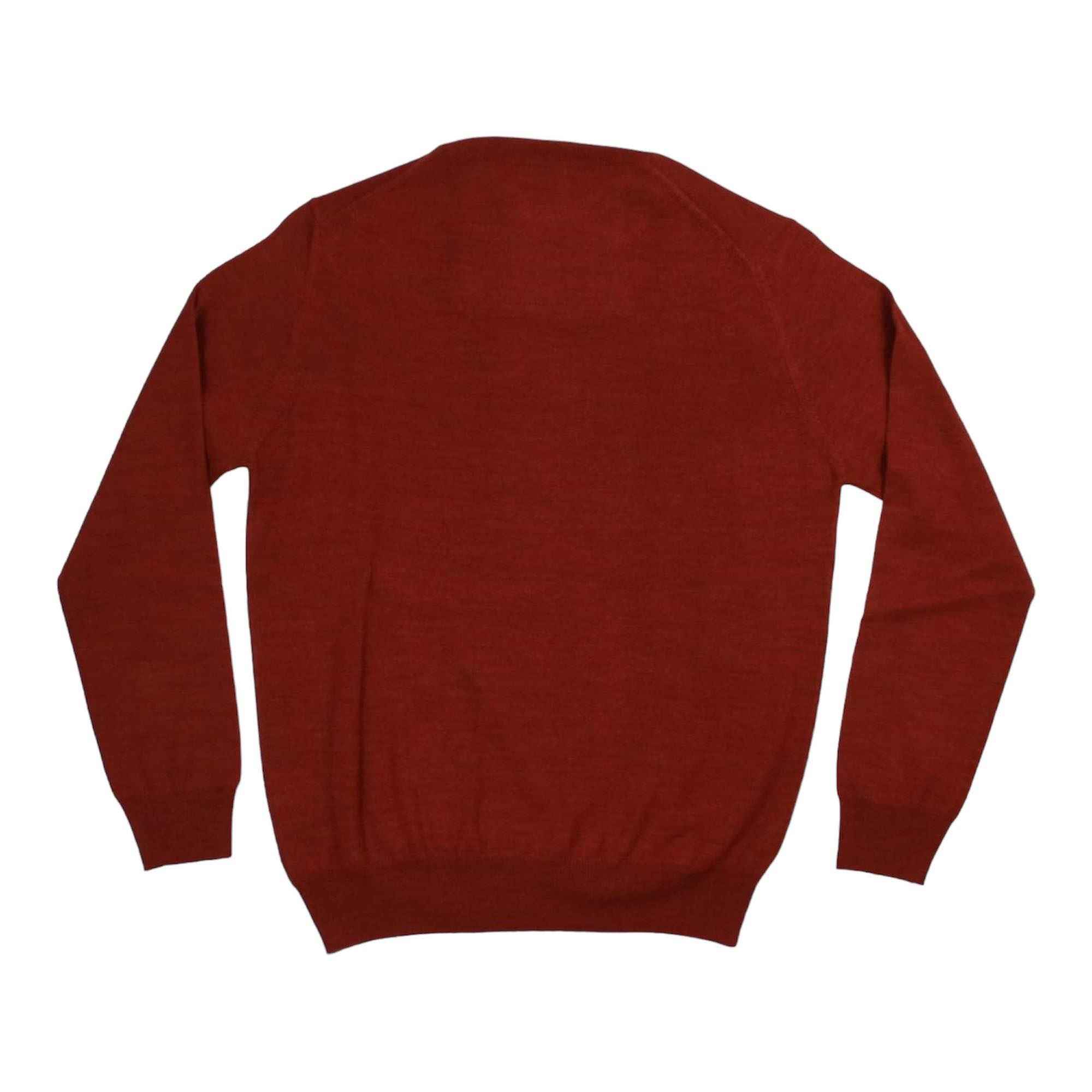MAGLIA MAGLIONE MAGLIE UOMO FILIPPO RIBERTI FR3000 008 LANA ROSSO ORIGINAL 2024