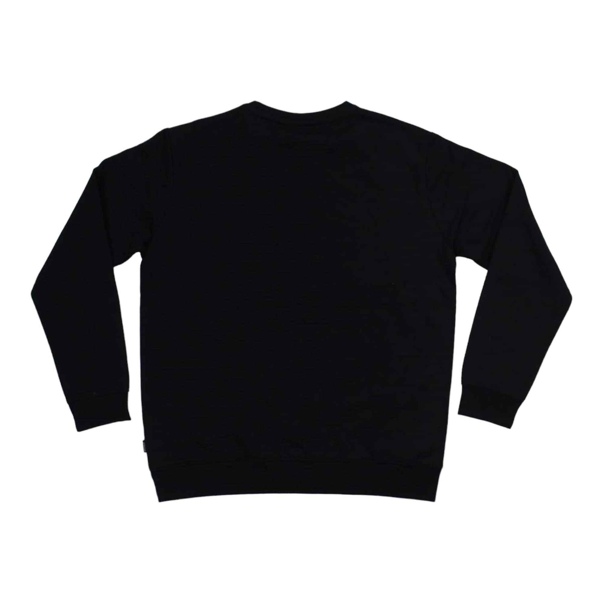 MAGLIA FELPA FELPE UOMO LOSAN LMNAP0202 23015 COTONE NERO ORIGINALE AI 2024