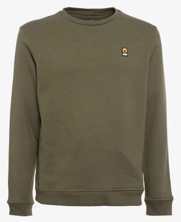 MAGLIA FELPA UOMO CIESSE PIUMINI DER 223CPMF31574 C1730X VERDE ORIGINALE AI 2024