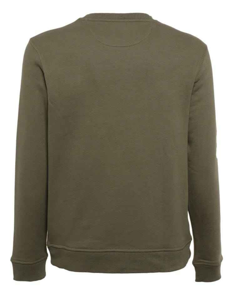 MAGLIA FELPA UOMO CIESSE PIUMINI DER 223CPMF31574 C1730X VERDE ORIGINALE AI 2024