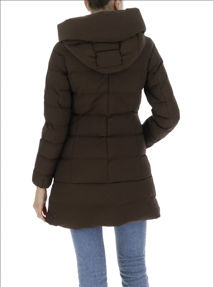 GIUBBOTTO PARKA DONNA WOOLRICH PRESCOTT CFWOU0685FRUT3218 7371 ORIGINALE AI 2024