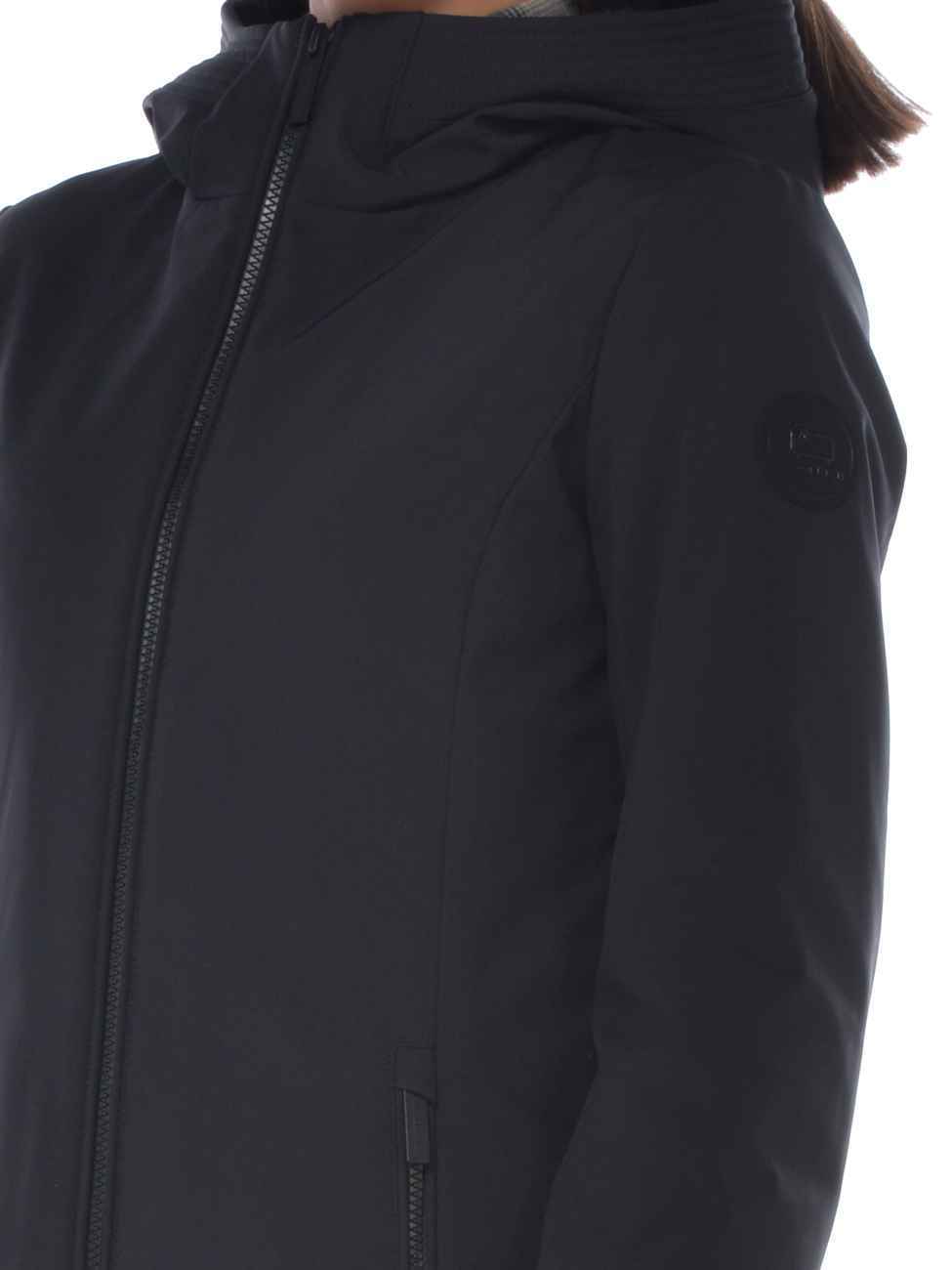 GIUBBOTTO PARKA DONNA WOOLRICH FIRTH CFWWOU0480FRUT2735 NERO ORIGINALE AI 2024