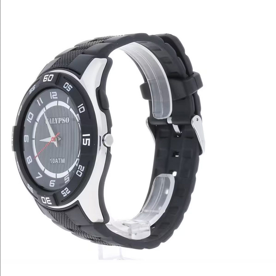 OROLOGIO TEMPO UOMO CALYPSO K6062 4 47 GOMMA NERO ORIGINALE AI 2024