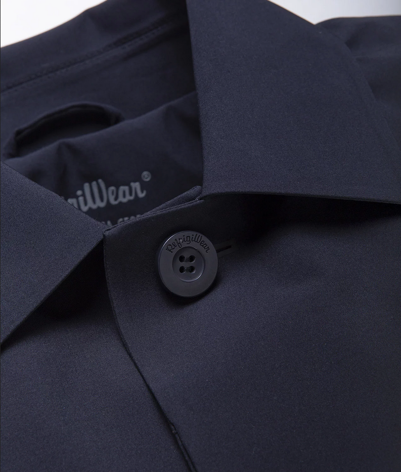 GIUBBINO UOMO REFRIGIWEAR TAM TRENCH G26700 PL0890 F03700 BLU ORIGINALE AI 2024