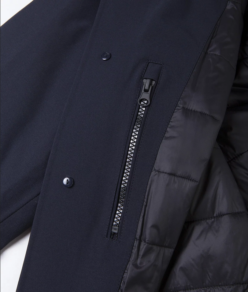 GIUBBINO UOMO REFRIGIWEAR TAM TRENCH G26700 PL0890 F03700 BLU ORIGINALE AI 2024