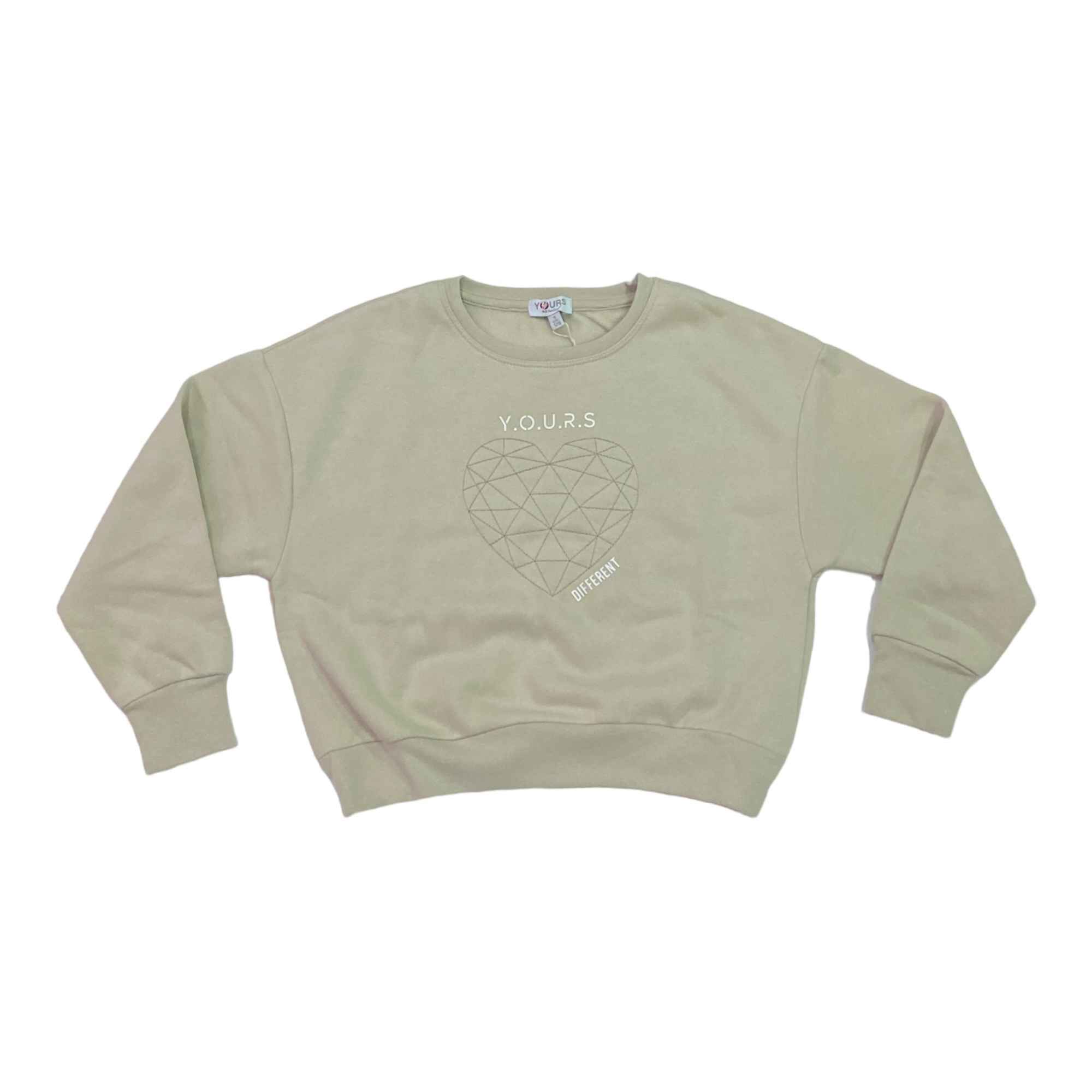 MAGLIA MAGLIONE MAGLIE RAGAZZA YOURS AY9167 COTONE 31 7BEIGE ORIGINALE AI 2024