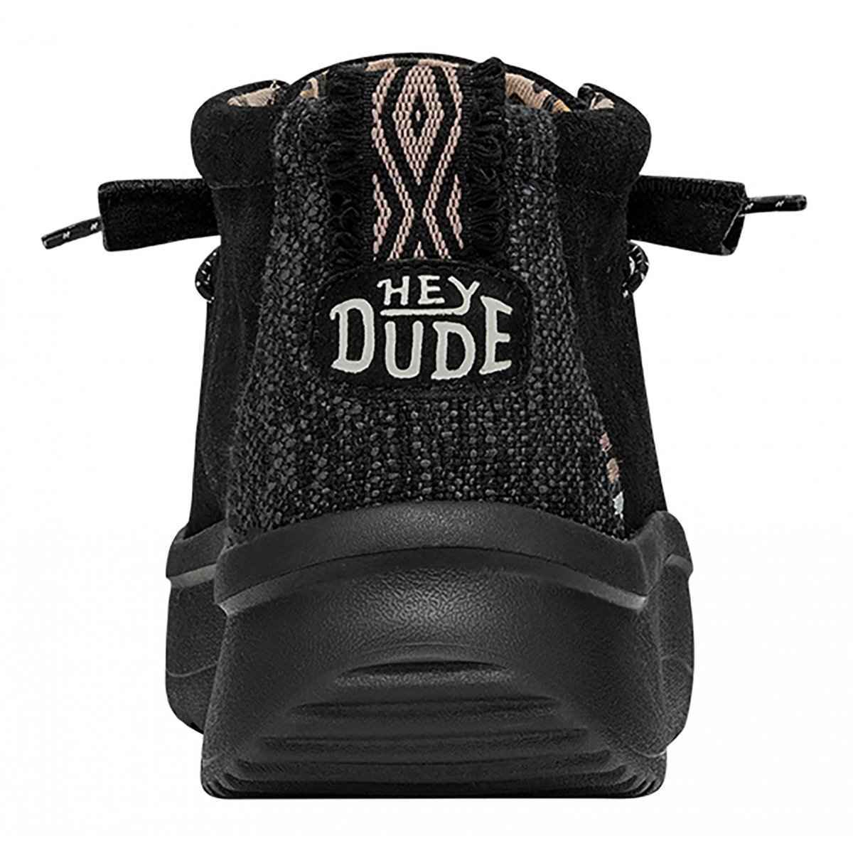 SCARPE STIVALETTO DONNA HEY DUDE WENDY 40411 001 PELLE NERO ORIGINALE AI 2024