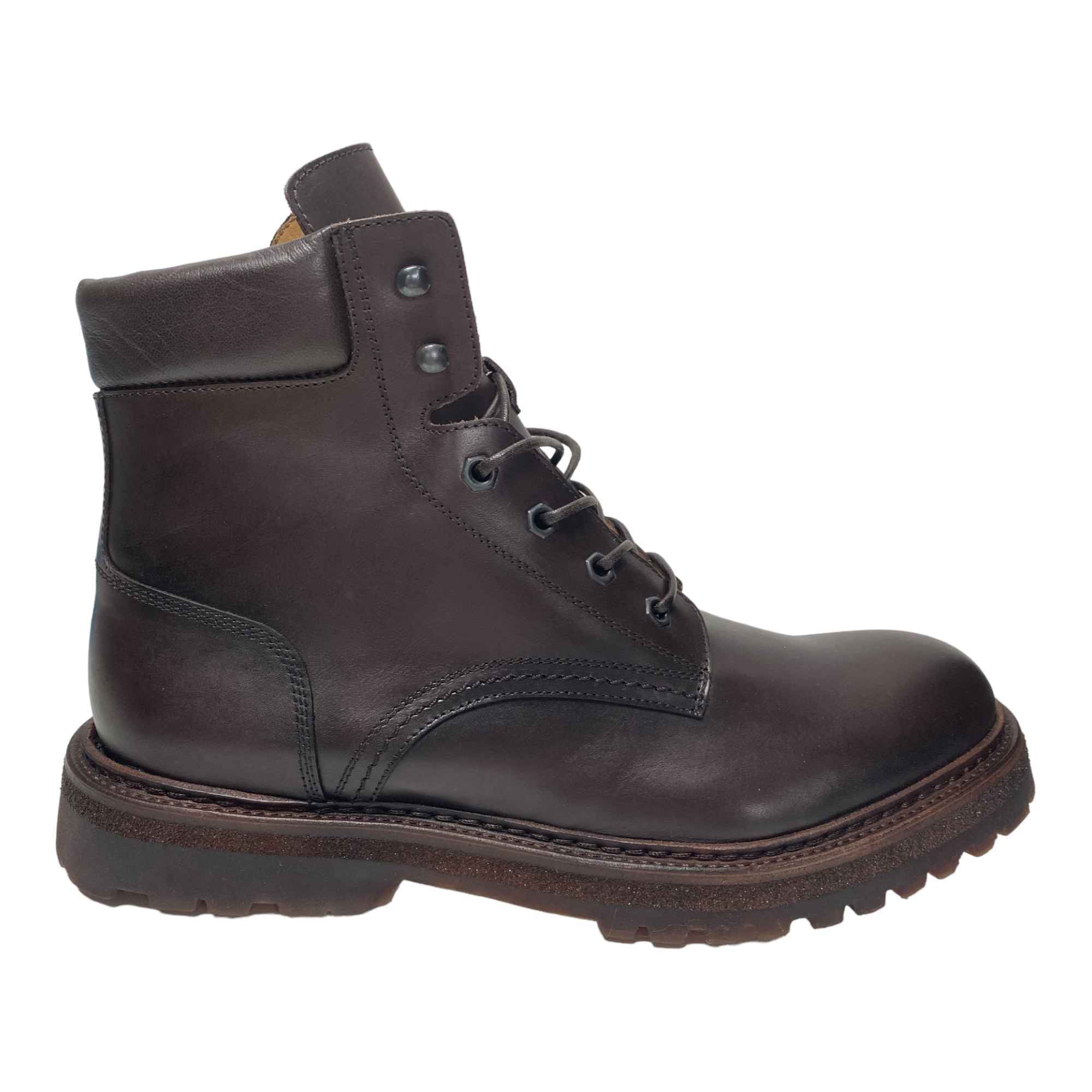 SCARPE SCARPONI STIVALETTI UOMO DINO BIGIONI DB1632 PELLE MORO ORIGINALE AI