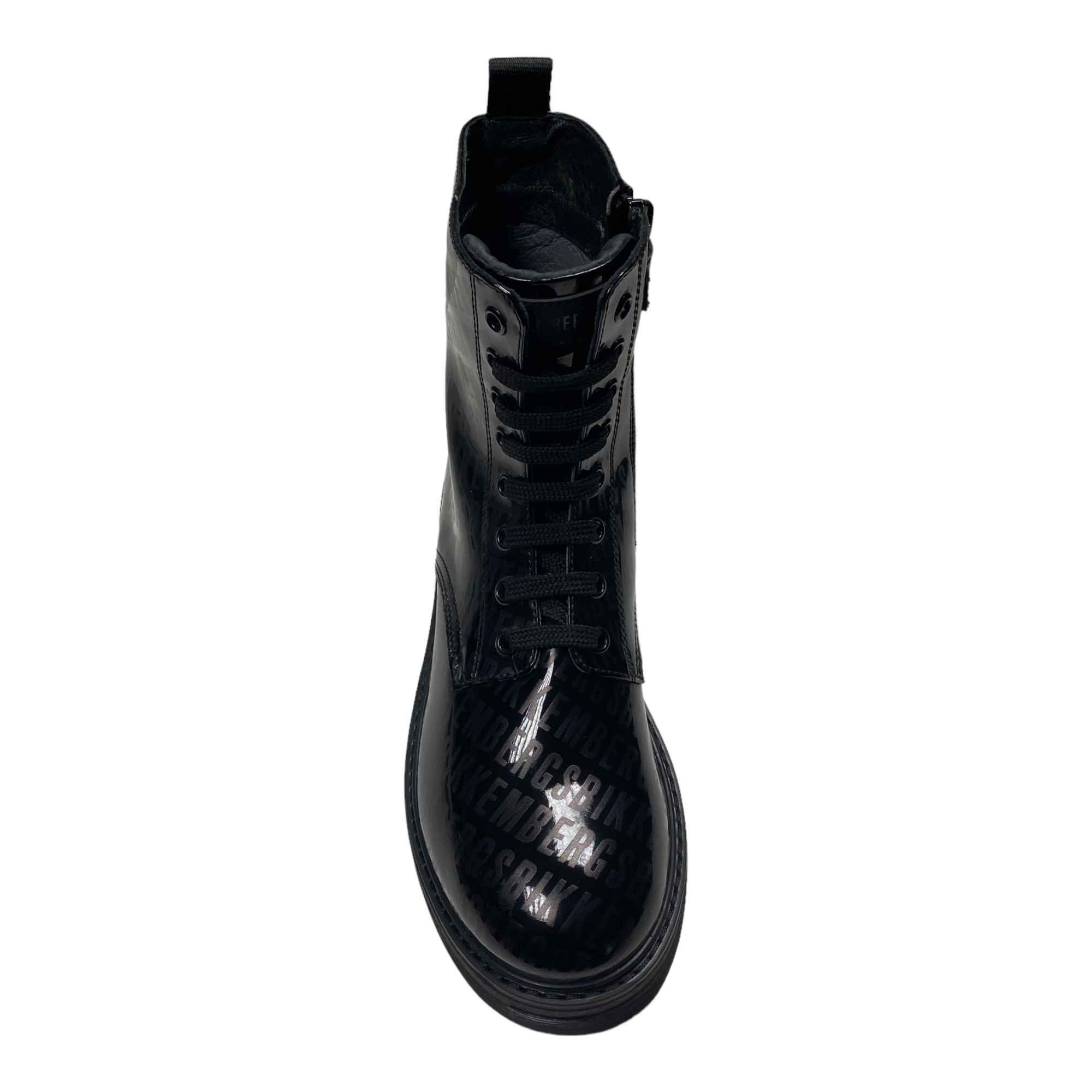 SCARPE STIVALETTI ANFIBIO DONNA BIKKEMBERGS K4A5 20648 1003999 NERO ORIGINALE AI