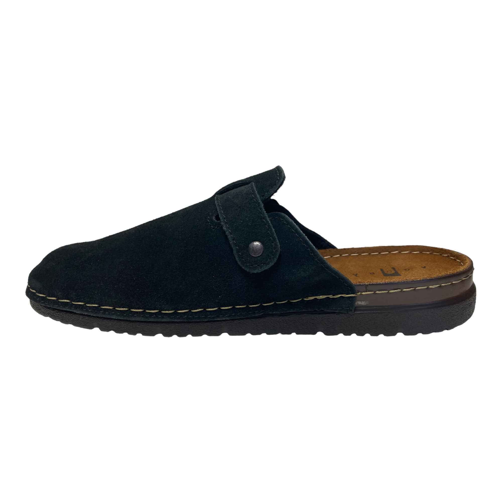 SCARPE CIABATTE PANTOFOLE UOMOA AGORA 9320 ECO PELLE NERO ORIGINALE AI 2024