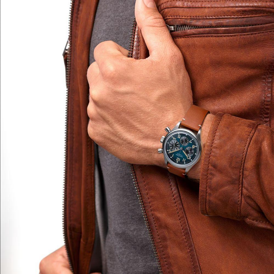 OROLOGIO AUTOMATICO UOMO LONGINES L28161932 41 PELLE BLU ORIGINALE AI 2024