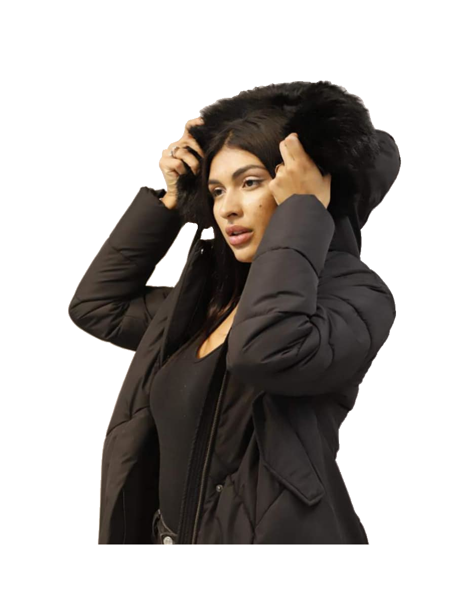 GIUBBINO GIUBBOTTO PIUMINO DONNA MANGANO ARTIC 0108N42S NERO ORIGINALE AI