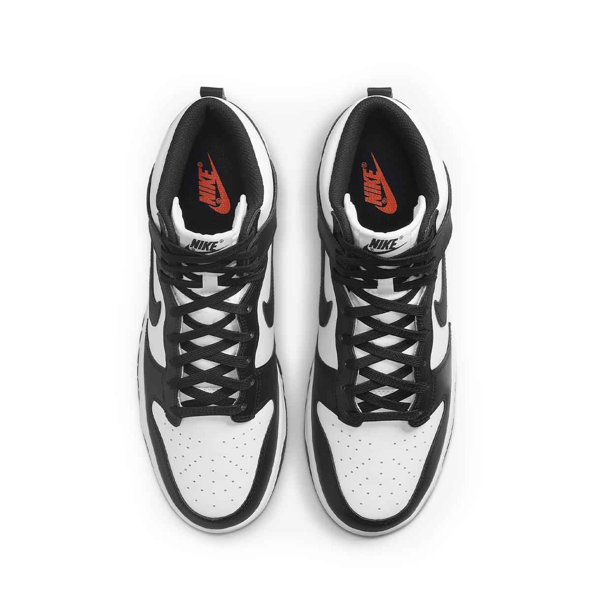 SCARPE SNEAKERS UOMO NIKE DUNK HI RETRO DD1399 PELLE 105 PANDA ORIGINALE AI 2024