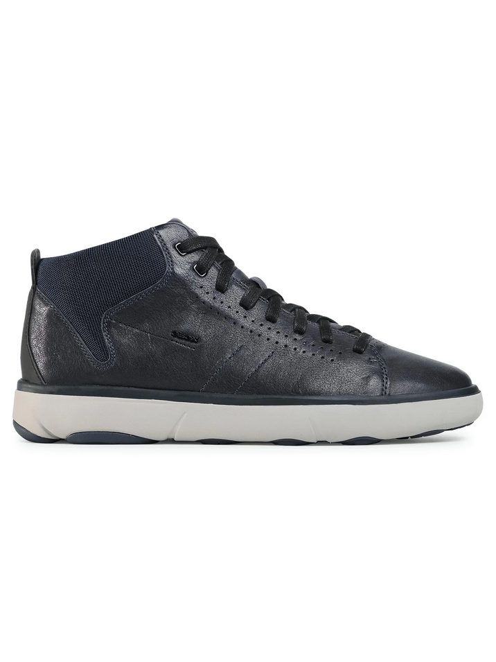 SCARPE SNEAKERS CASUAL UOMO GEOX NEBULA U948FB 00081 PELLE C4002 ORIGINALE AI